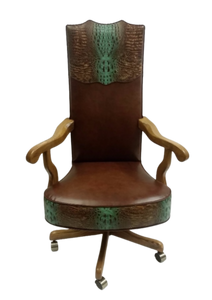 Spine Turquoise Office Chair